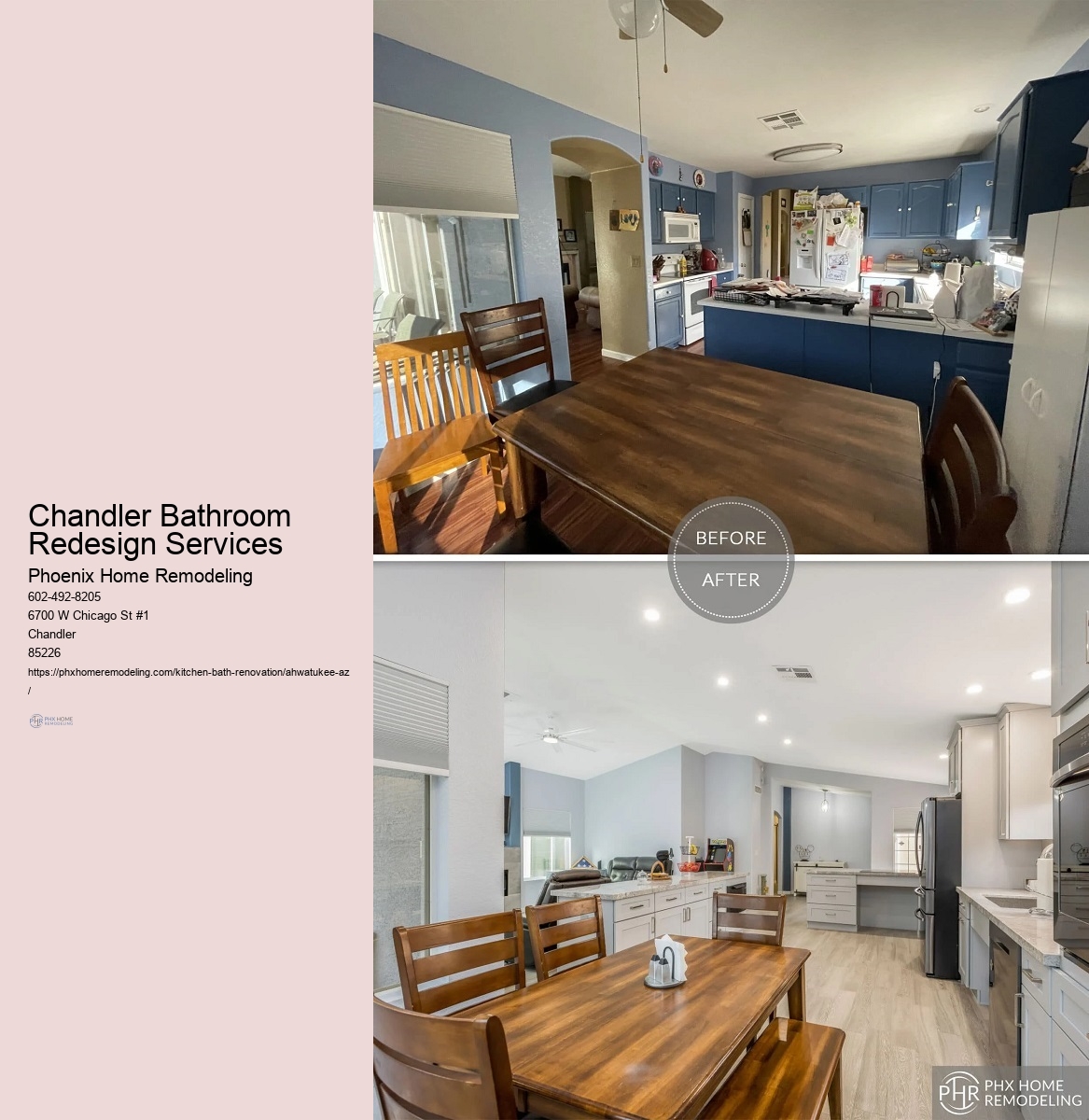 Chandler Kitchen and Bath Transformation Consultation and Design Design